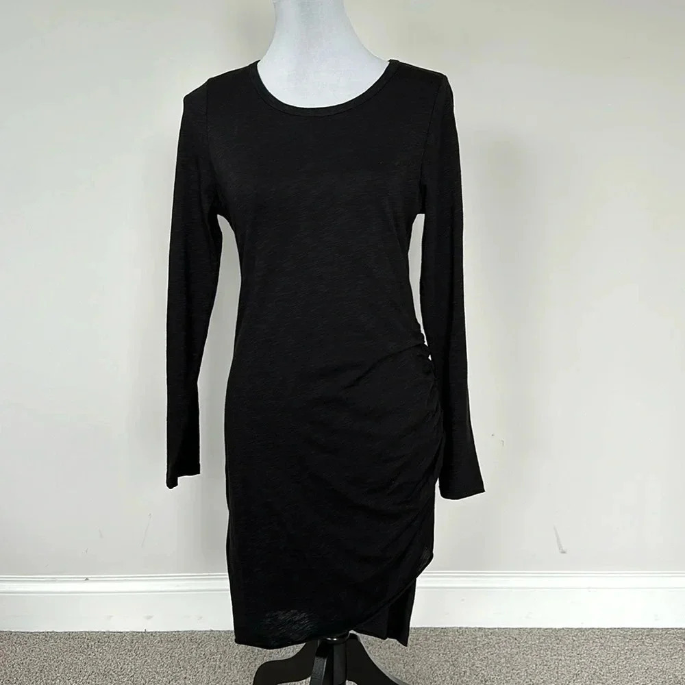 Wasabi+Mint Black T-shirt Dress Sz M